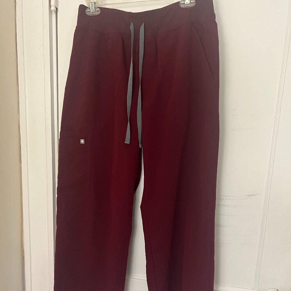 High Waisted Isabel Wide Leg Scrub Pants